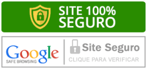 Site seguro verificado pelo Google