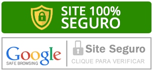 Site seguro verificado pelo Google