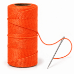 Fio Encerado Nº4 - 100 gramas Laranja Fluor 327