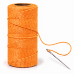 Fio Encerado Nº4 - 100 gramas Laranja Limão 393
